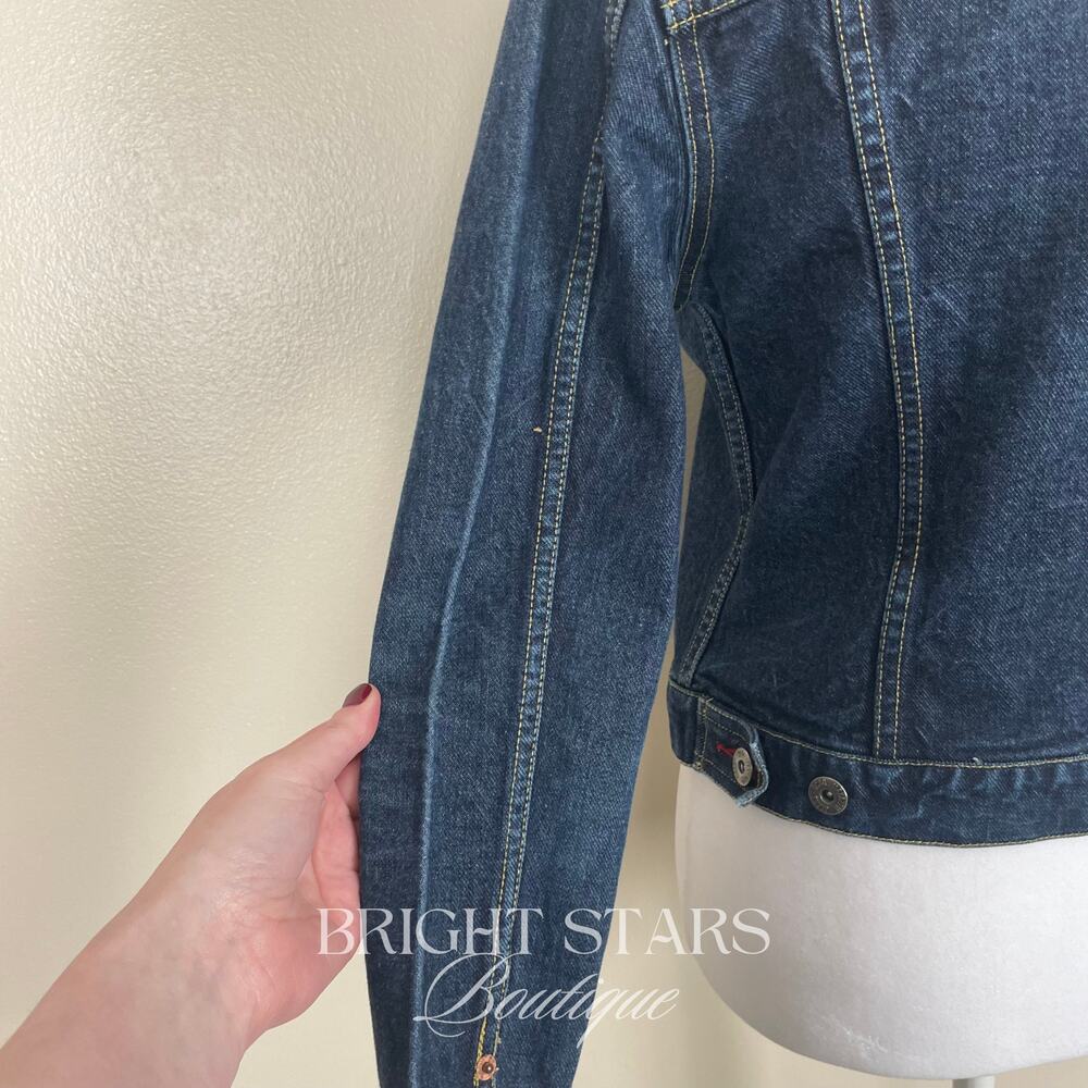 Rare Denim Jacket ALT Wash ASO Buffy Summers Buffy the Vampire Slayer Y2K Blue - Picture 11 of 11